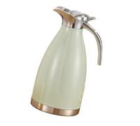 Yajuyi Bouilloire Isotherme En Acier Inoxydable 2 L, Distributeur de Boissons, 14,3 X 28,5 Cm, Double Paroi, pour Les Repas, Vert Clair
