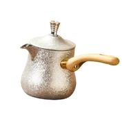 Yajuyi Cafetière Turque, et Théière Verseuse, Long Manche, Bouilloire Antirouille, Chauffe-lait, 550 Ml