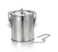 Yajuyi Cage Infuseur à Épices en Acier Inoxydable Fine Langute Sécurité pour Marina Bouillon Tisane Adaptée à la Cuisson Domestique Traiteur, 10x11cm