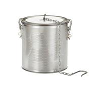 Yajuyi Cage Infuseur à Épices en Acier Inoxydable Fine Langute Sécurité pour Marina Bouillon Tisane Adaptée à la Cuisson Domestique Traiteur, 16x16cm