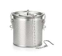 Yajuyi Cage Infuseur à Épices en Acier Inoxydable Fine Langute Sécurité pour Marina Bouillon Tisane Adaptée à la Cuisson Domestique Traiteur, 12x12cm