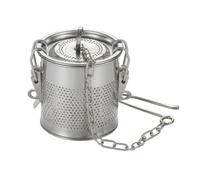 Yajuyi Cage Infuseur à Épices en Acier Inoxydable Fine Langute Sécurité pour Marina Bouillon Tisane Adaptée à la Cuisson Domestique Traiteur, 8x7cm