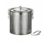 Yajuyi Cage Infuseur à Épices en Acier Inoxydable Fine Langute Sécurité pour Marina Bouillon Tisane Adaptée à la Cuisson Domestique Traiteur, 14x14cm