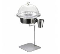 Yajuyi Cloche à Gâteaux Réutilible | Présentoir Dôme Transparent, Claique, pr Animation Commerciale, Blangeries, Ensemble 3-Pièces