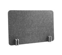 Yajuyi Cloison Acoustique de Bureau, Paroi Légère, Séparateur de Table pour Espace D'accueil, Bureau D'étude, Bureau étudiant, Rectangle Gris Foncé