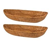 Yajuyi Doublure D'auge - Fibre D'écrou Préformée, Doublure de Fibre pour Jardinière D'auge, 36 Pouces