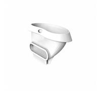 Yajuyi Entonnoir en Silicone pour Robot Entonnoir Bec Verseur Couvercle Verseur Accessoire Antidébordement Surface Lisse Anti Adhérence Attache Fiable à, Blanc