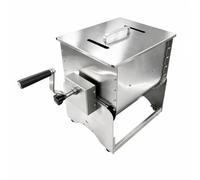 Yajuyi Mélangeur à Farce En Inox Pratique | Acier Inoxydable, Mélangeur Farce Manuel, Robuste, pr Bcherie, 40L Basculant