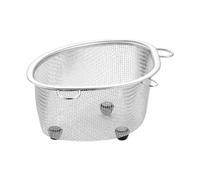 Yajuyi Panier Suspendu Triangulaire Multifonction pour évier de Cuisine, Porte-éponge, Panier D'égouttage, Crépine D'angle pour évier, Petit