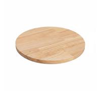 Yajuyi Plateau à Pizza Support Bois Plateau de Table Présentoir Surélevé Construction Solide Convient Animations Culinaires Banquets Réceptions Privées, 12 Pouces, Planche À Pizza Plate En Chêne