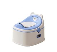 Yajuyi Pot Dossier En Forme D'rs Adapté pr Enfants Pot Marche-Pieds Intégré Détachable Siège Toilte Marchepied Pits, Bleu