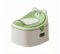Yajuyi Pot Dossier En Forme D'rs Adapté pr Enfants Pot Marche-Pieds Intégré Détachable Siège Toilte Marchepied Pits, Vert