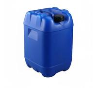 Yajuyi Récipient de Stockage Carré Conteneur Alimentaire Polyéthylène Manche Intégré Écrou Étanche Convient pour Cuisine Industriel Entrepôt Transport, Bleu, 25l-a