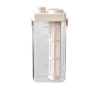 Yajuyi Réfrigérateur, Machine à Café Glacé, Récipient à Jus Polyvalent avec Balance, Machine à Café Infusé à Froid, pour Les Fêtes et Les Restaur, Blanc 1100 Ml