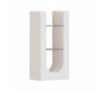 Yajuyi Side Cabinet Table d'Appoint Commode Armoire Meuble Pliable Papier Éco-conçu avec Structure en Nid d'Abeilles Robuste et Design Réversible Adaptée à, Blanc, 43-31-90cm