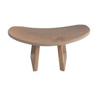 Yajuyi Siège de Méditation Portable Banc Agenouillé Compact en Bois Artisanal Design Épuré Facilite Position Stable Approprié pour Méditation Relaxation, 42 21 16 CM Petit, Bois Naturel