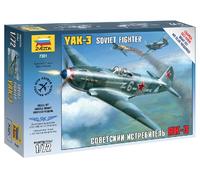 Yak-3 Soviet Fighter 1:72 Plastique Model Kit Zvezda
