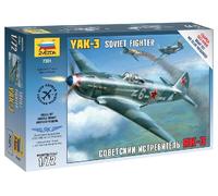 Yak-3 Soviet Fighter 1:72 Plastique Model Kit Zvezda
