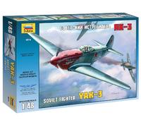 Yak-3 Soviétique WWII Chasseur 1:48 Kit De Modèle En Plastique ZVEZDA