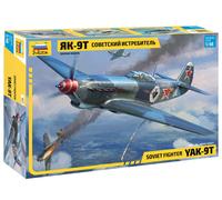 YAK-9T SOVIET FIGHTER - ZVEZDA 1/48 Plastic Kit