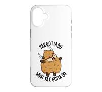 Yak Doit Faire ce Que Yak Doit Faire Un Jeu de Mots Amusant avec des Animaux Coque pour iPhone 16 Plus