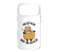 Yak Doit Faire ce Que Yak Doit Faire Un Jeu de Mots Amusant avec des Animaux Coque pour iPhone 17 Pro Max