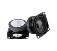 YaKaBui Lot de 2 haut-parleurs Hi-Fi de 2 pouces 4 Ohm 5 W Gamme complète Mini Woofer Audio Subwoofer Haut-parleur Home Threater DIY