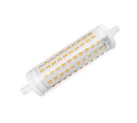 YAKAiYAL 15W R7S LED Lampe Ampoule Dimmable 118MM Blanc Chaud 3000K AC220-240V Double-Ended Base J118 Tube Linéaire Ampoule Céramique 360 Degré (Dimmable, 1-Pack)