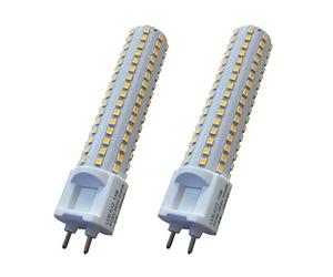 YAKAiYAL G12 LED Ampoule 15W Blanc Froid 6000K 2835 SMD 85-265V Lumière de Maïs Lampe 150W Remplacement Halogène (2-Pack)