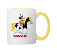 Yakari Fait Du Cheval Sur Petit Tonnerre Marque Officielle Mug Bicolore