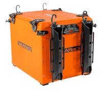 YakAttack BlackPak Pro Caisse de pêche pour Kayak avec 4 Supports de Canne, Orange, 33 x 40,6 cm | Boîte de Rangement de matériel et Organisateur d'équipements pour Kayaks | Accessoire Marin léger