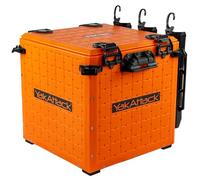YakAttack BlackPak Pro Kayak Cage de pêche - Comprend 3 Supports de Canne à pêche Amovibles, 33 x 33 cm - Orange YakAttack | Accessoires de pêche en Kayak
