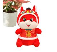 yakermur Année du Cheval Peluche | Peluche Cartoon | Jouet Réconfortant De L'Année du Cheval - pour Adolescents Adultes Collectionneurs Chambre D'Voiture Canapé Lit Temps De Jeu Heure Coucher