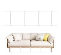 yakermur Bloqueur de canapé pour animaux de compagnie - Protections transparentes réglables, bloqueurs sous le lit, pour meubles, chiens, jouets, maison, chaton, canapé, chaise d'angle, salon, chambre