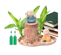 yakermur Bois du Brésil - hydroponique en bois du Brésil - Décoration de table avec figurine pour terrasse, appartement, restaurant, salle d'attente, cuisine, salon, chambre à coucher, hôtel