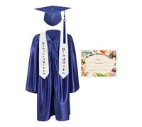 yakermur Bonnet et cape pour - Vêtements festifs pour la rentrée des classes - Année 2025 - Accessoires pour remise de diplôme et jeux de déguisement pour filles et de 5 à 13 ans