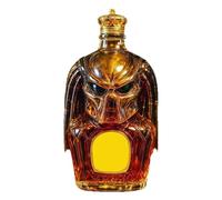 yakermur Bouteille de spiritueux en verre - 300 ml - Carafe à décanter Bourbon - Bouchon hermétique avec design 3D - Récipient vide pour boissons, caves à vin, sociétés et utilisation commerciale