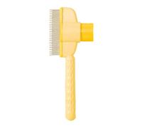 yakermur Brosse Pour Chat Anti Perte De Poils - Manche Ergonomique à Cliquet Râteau Lisseur Nettoyant - Brosse Anti-Peluche pour Poils de Chat | Pour Chien et Nettoyage Bain et Démêlage