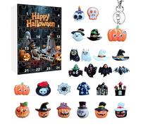 yakermur Calendrier de l'Avent pour Halloween, compte à rebours d'Halloween, mini figurines d'horreur, objet de collection pour hommes, , cuisine, adultes, adolescents, filles, maison, femmes