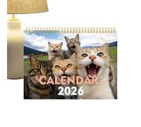 yakermur Calendrier mural - 12 rendez-vous mensuels verticaux | Calendrier pour les amoureux des chats | Pour adultes, enfants, étudiants, enseignants, chambre à coucher, salle de classe