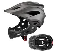 yakermur Casque Intégral pour Tout-Petit - Visière pour Équipement De Sécurité | Casques De Sport pour Scooter pour - pour Moto Tout-Terrain Motocross Course Sport Route Motoneige Rue Aventure