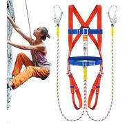 yakermur Ceinture de sécurité pour homme, kit d'escalade pour l'entretien des arbres, avec protection contre les chutes, accessoire de travail ergonomique pour les aventures de randonnée