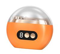 yakermur Coupe-ongles électrique - Chargeur USB - Coupe-ongles portable à 3 vitesses LED pour personnes âgées - Entretien des ongles à domicile - Manucure à domicile - Soins des bébés