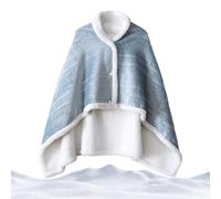 yakermur Couverture châle pour bureau, poncho à boutons - Couverture chaude portable | Pour filles, femmes, épouses, mères, voyageurs, étudiants, bureau, maison, salon, camping, soirées cinéma