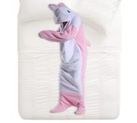 yakermur Couverture portable baleine, couverture pyjama baleine - Dessin animé couverture sweat à capuche portable,Costume de pyjama doux et confortable, à capuche pour adulte