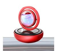 yakermur Diffuseur de parfum de voiture | Diffuseur d'aromathérapie à énergie solaire - Structure à double anneau, accessoires de tableau de bord pour décoration de véhicule de camping-car, camion