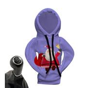 yakermur Housse De Protection Pour Levier De Vitesses,Chandail Décoratif Automobile | Couverture de Pommeau de Vitesse à la Mode | Pour VUS Minivans Berlines Halloween Vacances Famille Amis Collègues