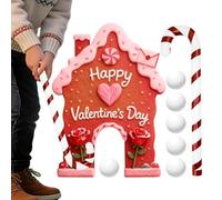 yakermur Jeu de Golf pour la Saint-Valentin - Activité Intérieure Portative pour la Saint-Valentin - Parcours de Golf pour Les Fêtes avec Club et Balles,Cadeau pour Couple, Famille ou Fête, Hommes et