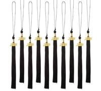 yakermur Lot de 10 pendentifs en forme de pompon pour remise de diplôme 2025-2025 - Décorations pour lycée, maîtres, enseignants, écoles