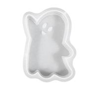 yakermur Moule à bougie fantôme mignon en silicone pour décoration d'Halloween | Tête de mort en silicone pour loisirs créatifs en famille